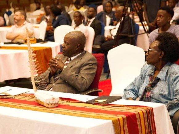 Hon. Kwemara William Ngabu – Deputy Prime Minister, Tooro Kingdom (left) and Hon. Cecilia Ogwal (right) in attendance