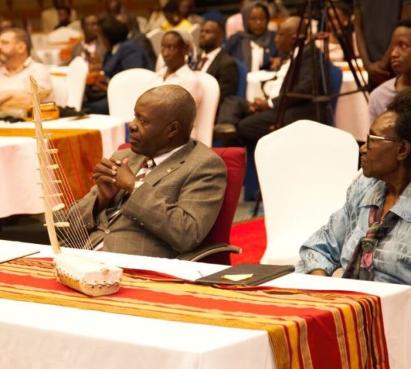 Hon. Kwemara William Ngabu – Deputy Prime Minister, Tooro Kingdom (left) and Hon. Cecilia Ogwal (right) in attendance