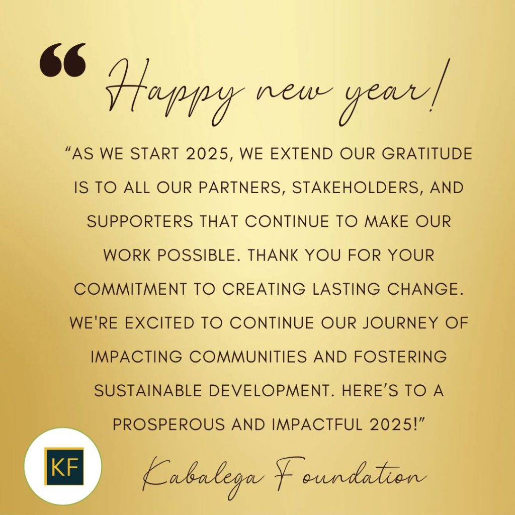 Kabalega Foundation New Year’s Message (2025)